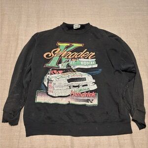 Vintage Black Racing Sweater